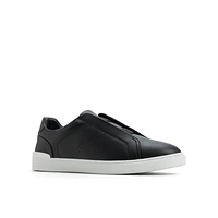 Angello Black Men's Slip On Sneakers