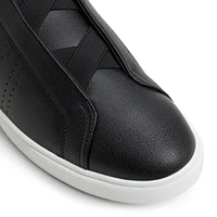 Angello Black Men's Slip On Sneakers