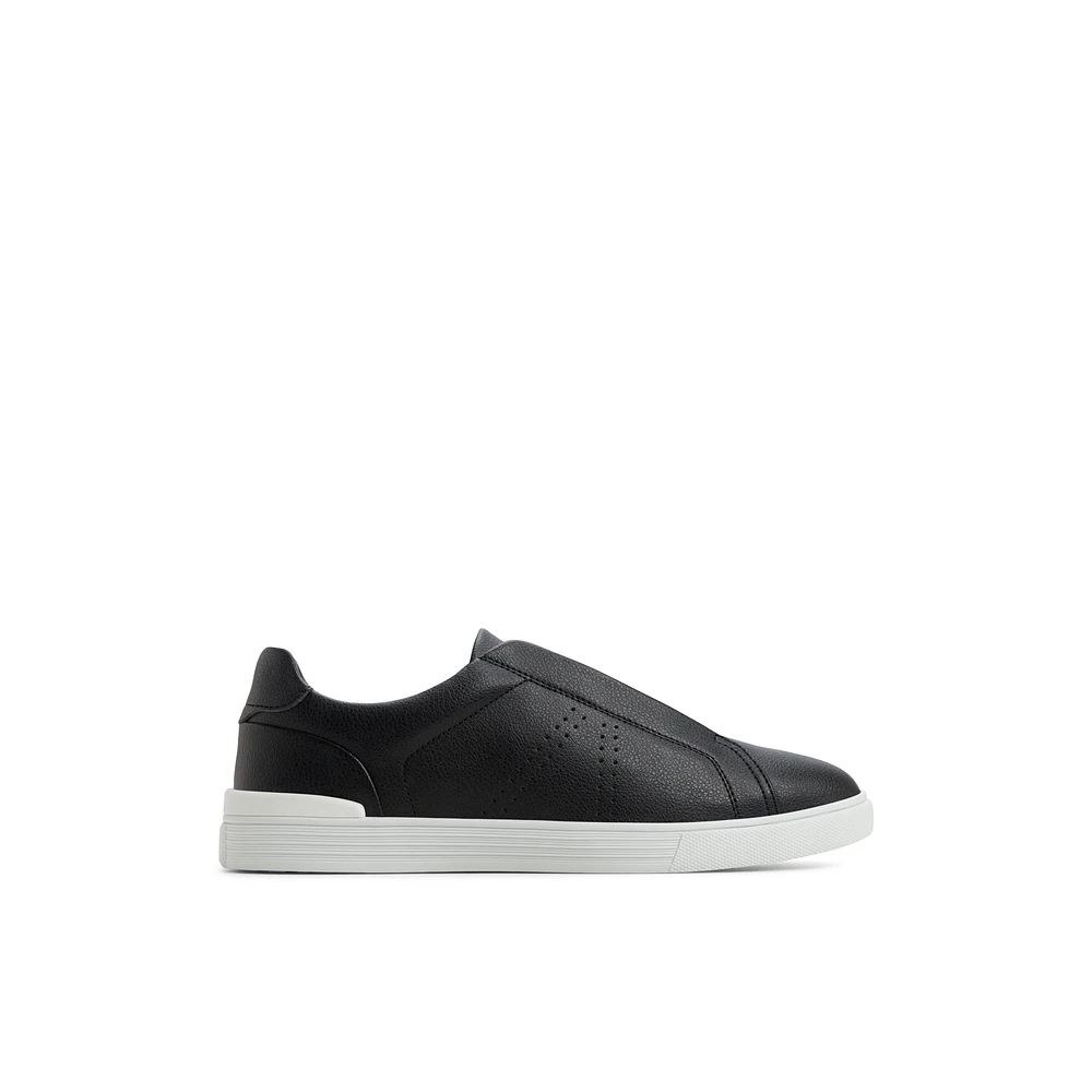 Angello Black Men's Slip On Sneakers