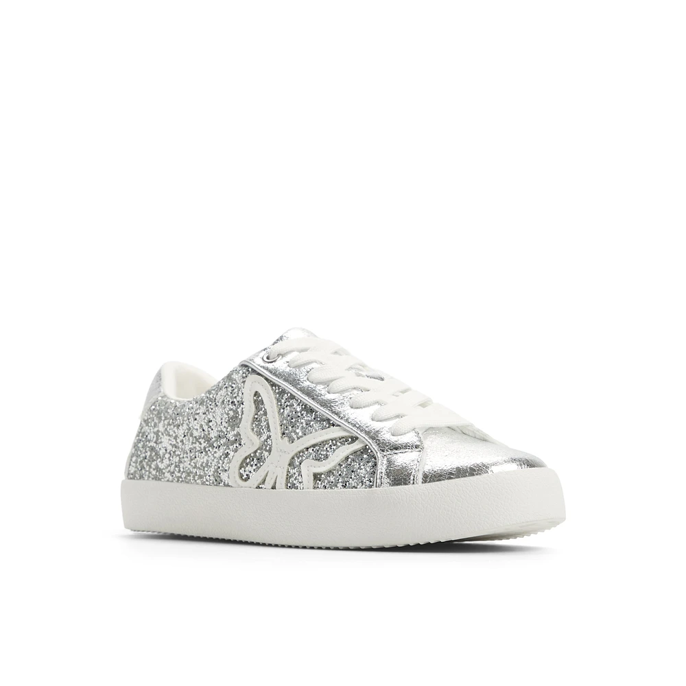 Annik Silver Women's Lace Up Sneakers