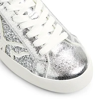 Annik Silver Women's Lace Up Sneakers