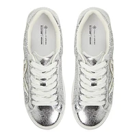 Annik Silver Women's Lace Up Sneakers