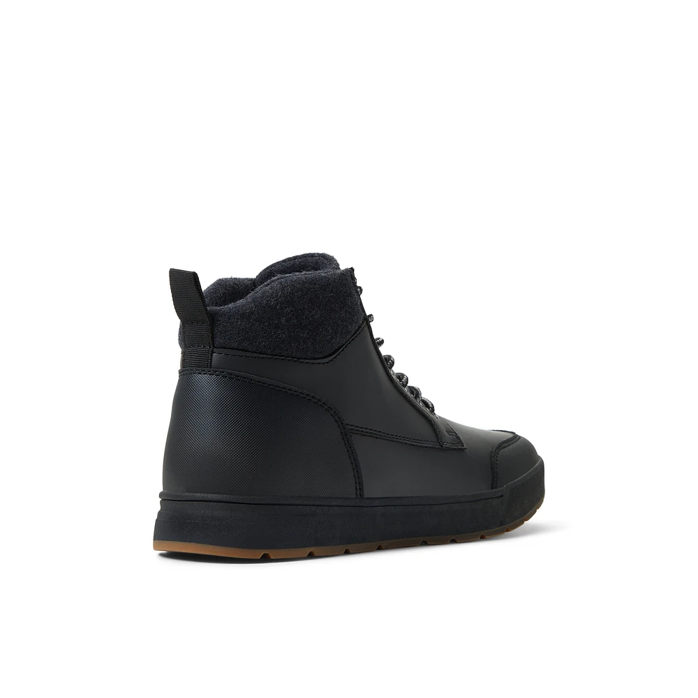 Batura Black Men's Lace-up Boots