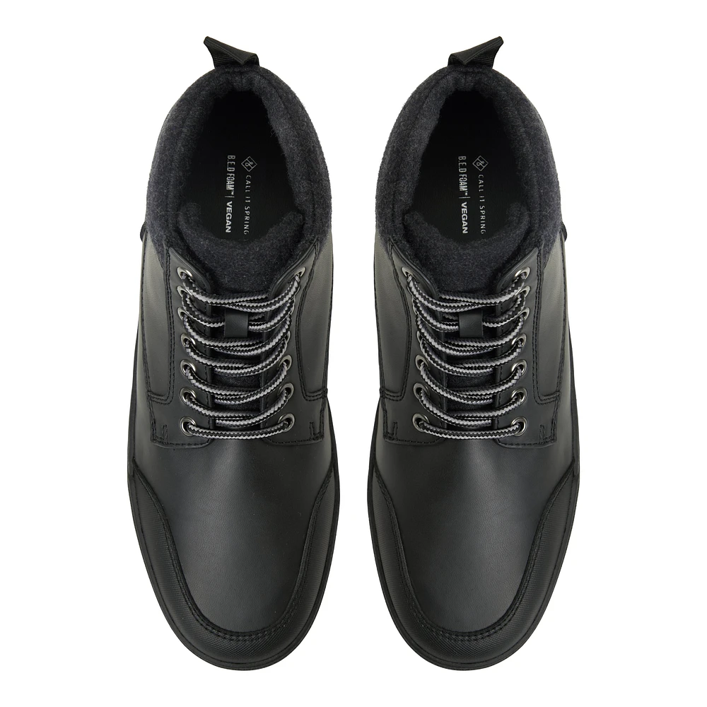 Batura Black Men's Lace-up Boots