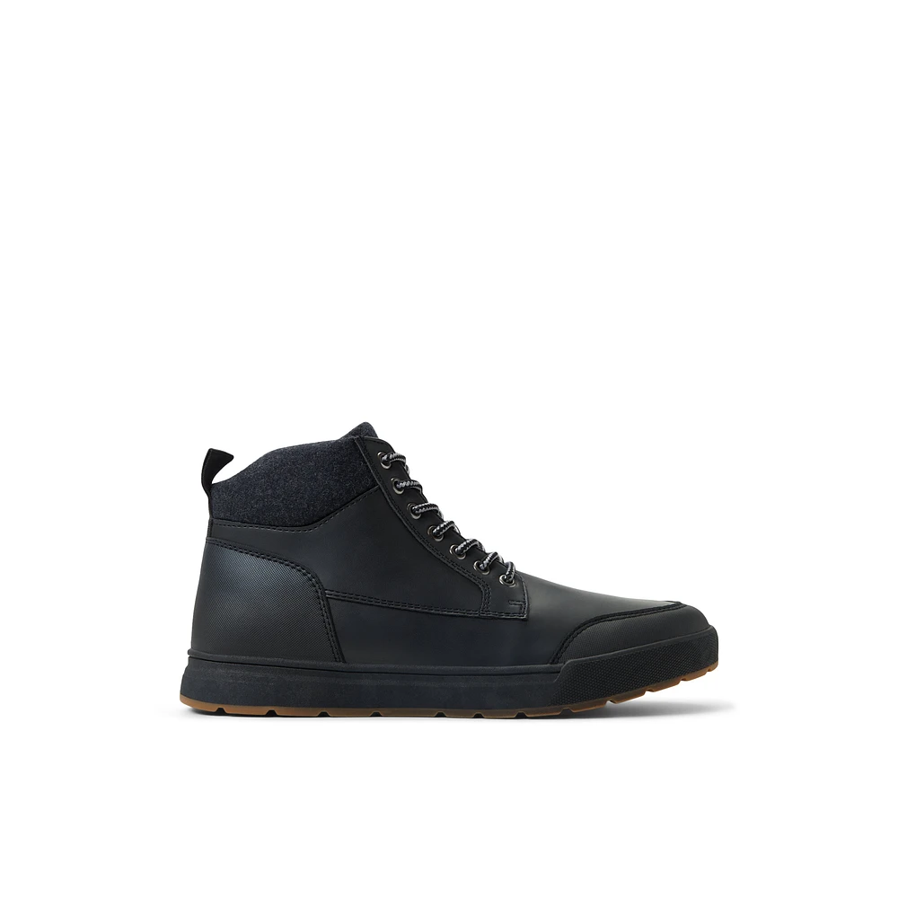 Batura Black Men's Lace-up Boots