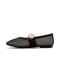 Berkely Noir Ouvert Femmes Ballerines | Boutique Spring Canada