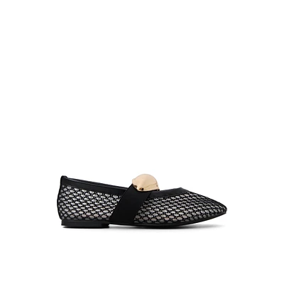 Berkely Noir Ouvert Femmes Ballerines | Boutique Spring Canada