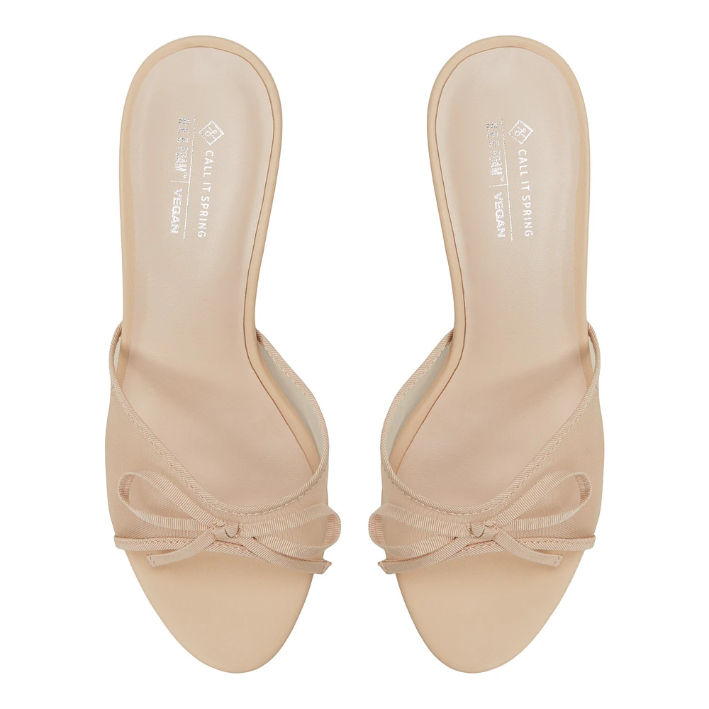 Bettiie Beige Women's Bow Detail