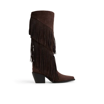 Billyrae Marron Foncé Femmes Bottes hautes | Boutique Spring Canada