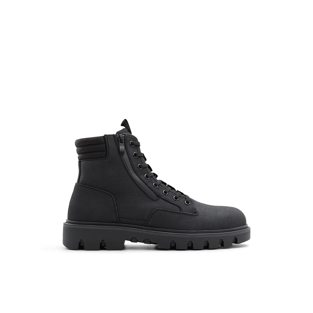 Boreale Black Men's Lace-up Boots