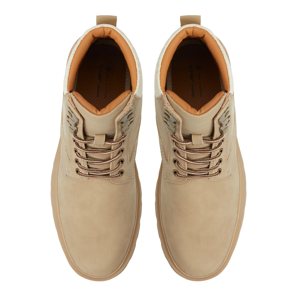 Bowerbank Beige Men's Lace-up Boots