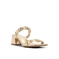 Briannah Gold Women's Low-mid Heels