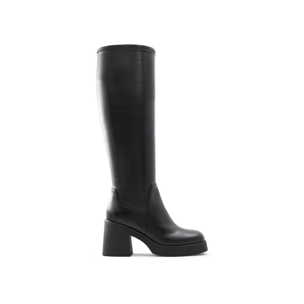 Britnay Platform heeled tall boots - Block heel