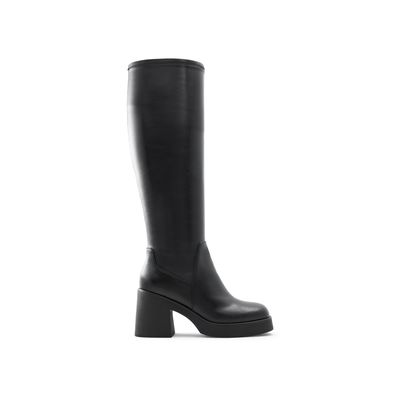 Britnay Black Women's Knee-high Boots | Call It Spring Canada