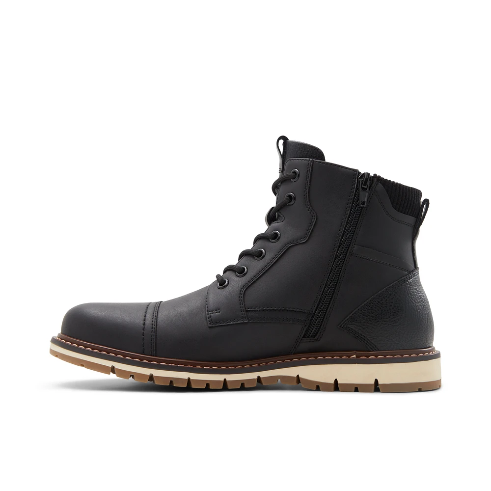 Caines Black Men's Lace-up Boots