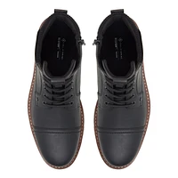 Caines Black Men's Lace-up Boots