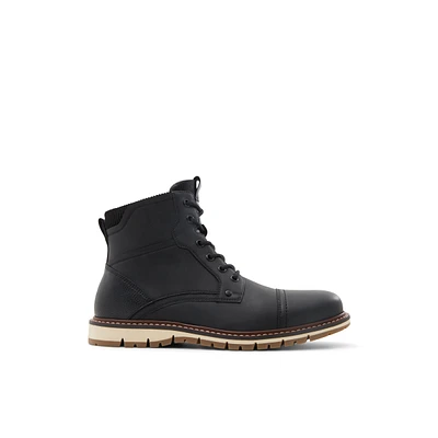 Caines Black Men's Lace-up Boots