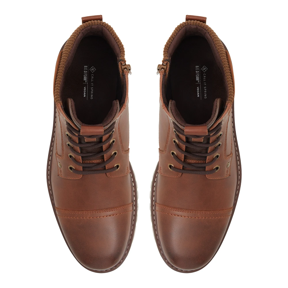 Caines Cognac Men's Lace-up Boots