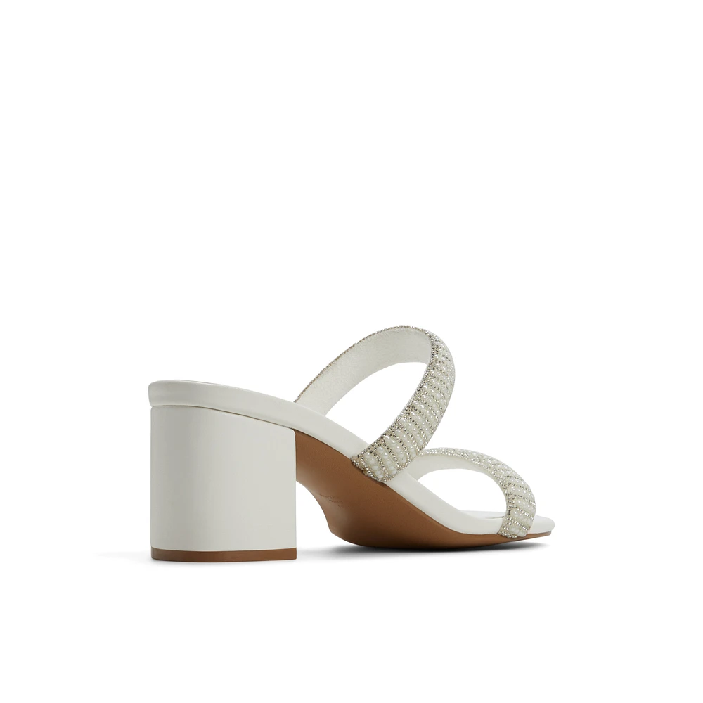 Calianaa White Women's Mules