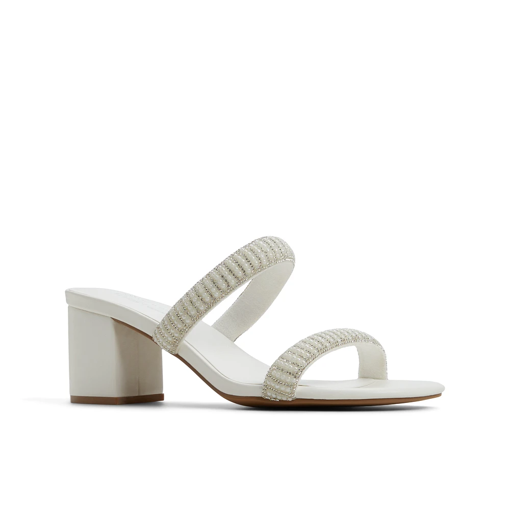 Calianaa White Women's Mules