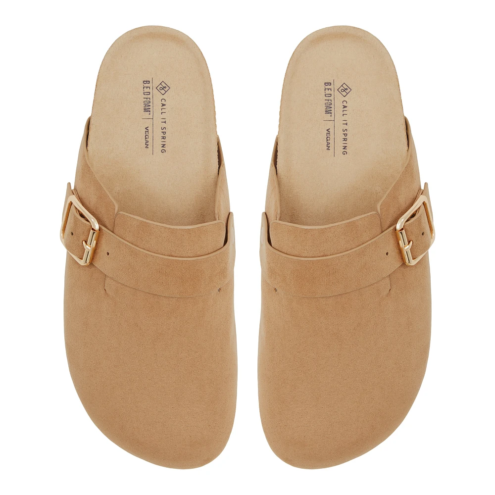 Calli Beige Moyen Femmes Mules | Boutique Spring Canada
