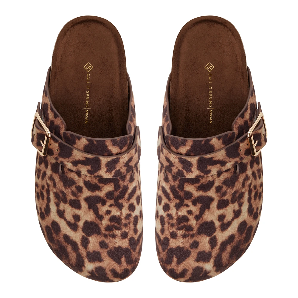 Calli Brown Overflow Women's Mules