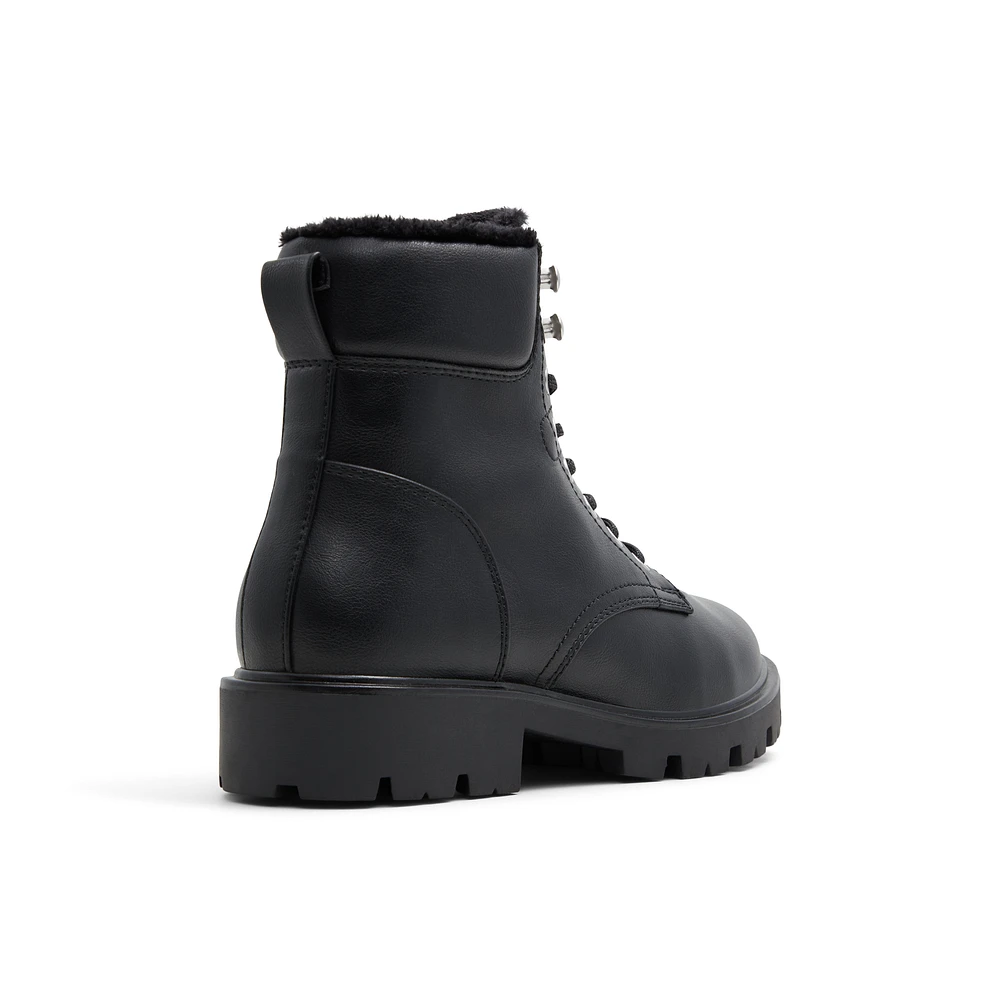 Carolyne Chunky Combat Boots - Lug sole