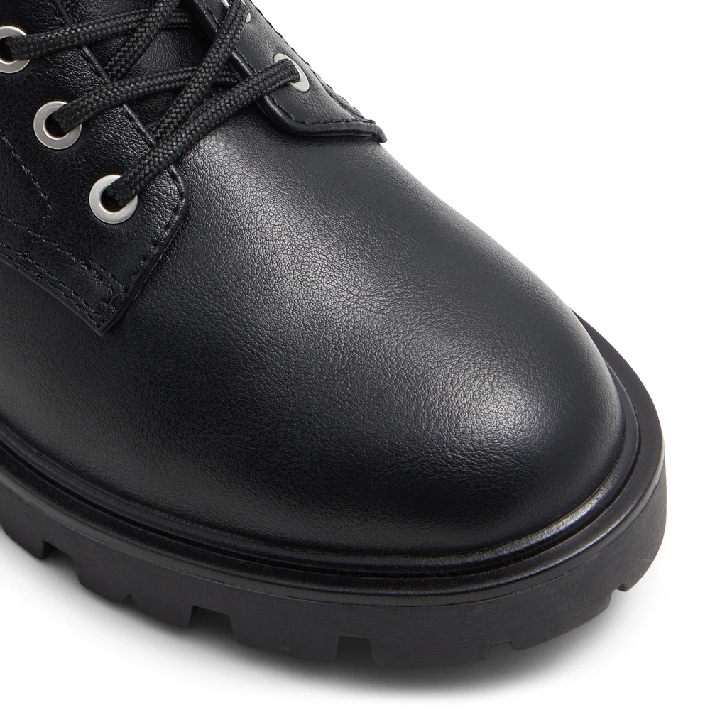 Carolyne Chunky Combat Boots - Lug sole