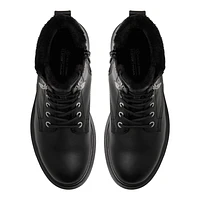 Carolyne Chunky Combat Boots - Lug sole