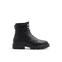 Carolyne Chunky Combat Boots - Lug sole