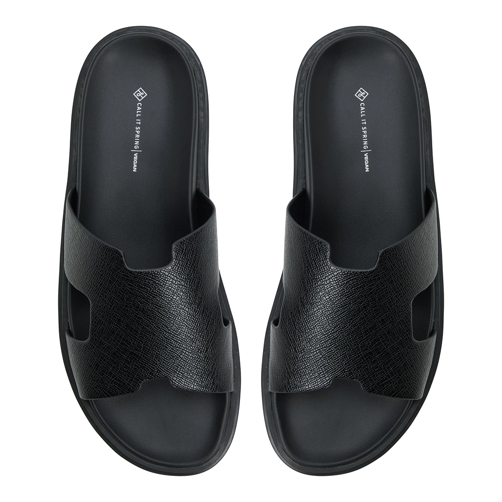 Caruso Black Men's Sandals