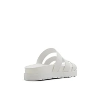 Casablancaa White Women's Flats