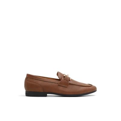 Caufield_h Cognac Synthetic Embossed Men's Loafers