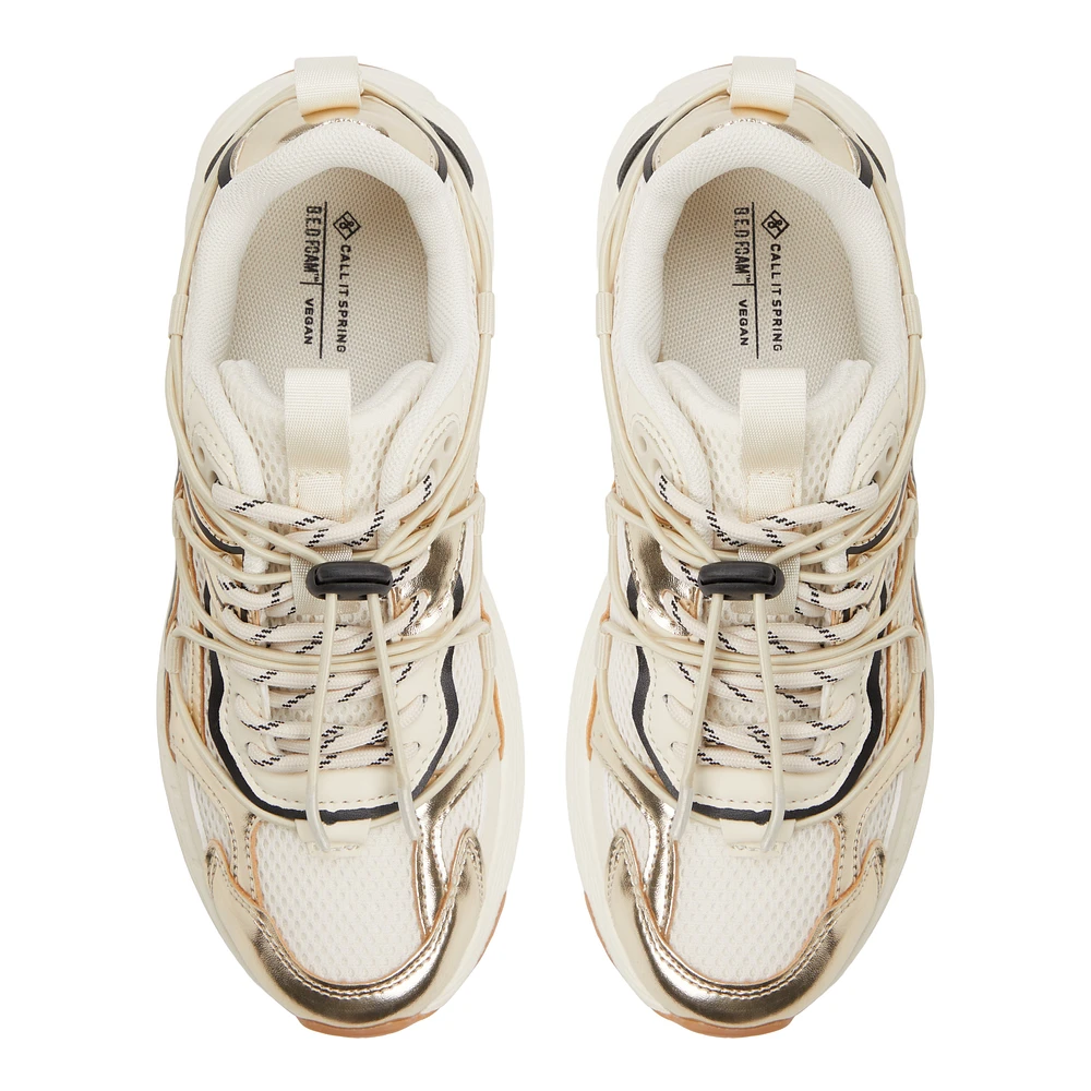 Cielia Or Femmes Chaussures athlé-chics | Boutique Spring Canada