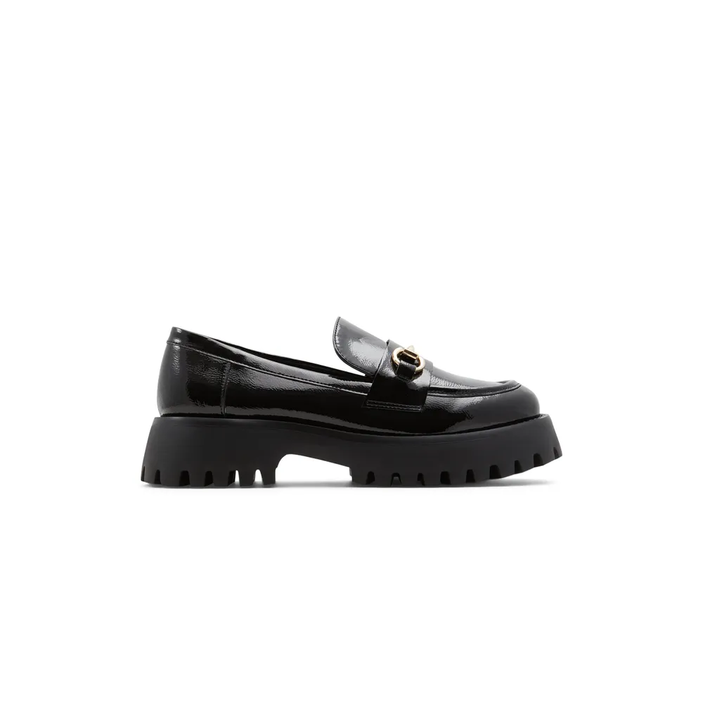 Cluelesss Black Synthetic Patent Women's Corpcore