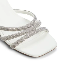 Crown White Overflow Women's Heeled mules