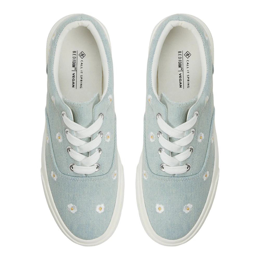 Daizey Light Blue Women's Retro Sneakers