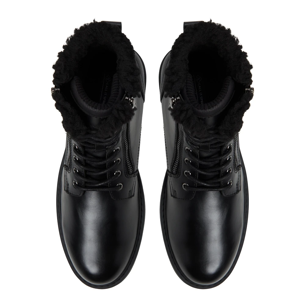 Dakotta Black Men's Lace-up Boots