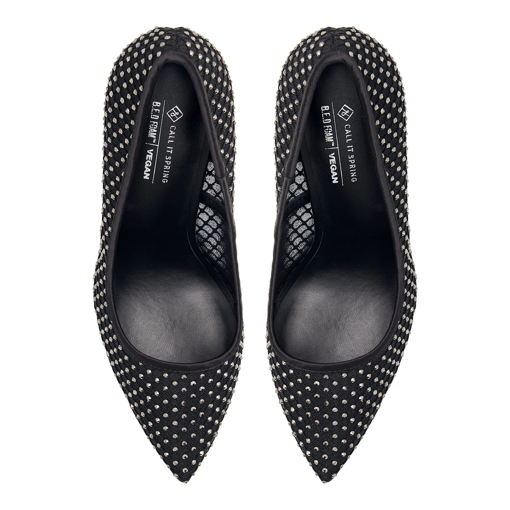 Dazlingbling Débordement Noir Femmes Escarpins | Boutique Spring Canada