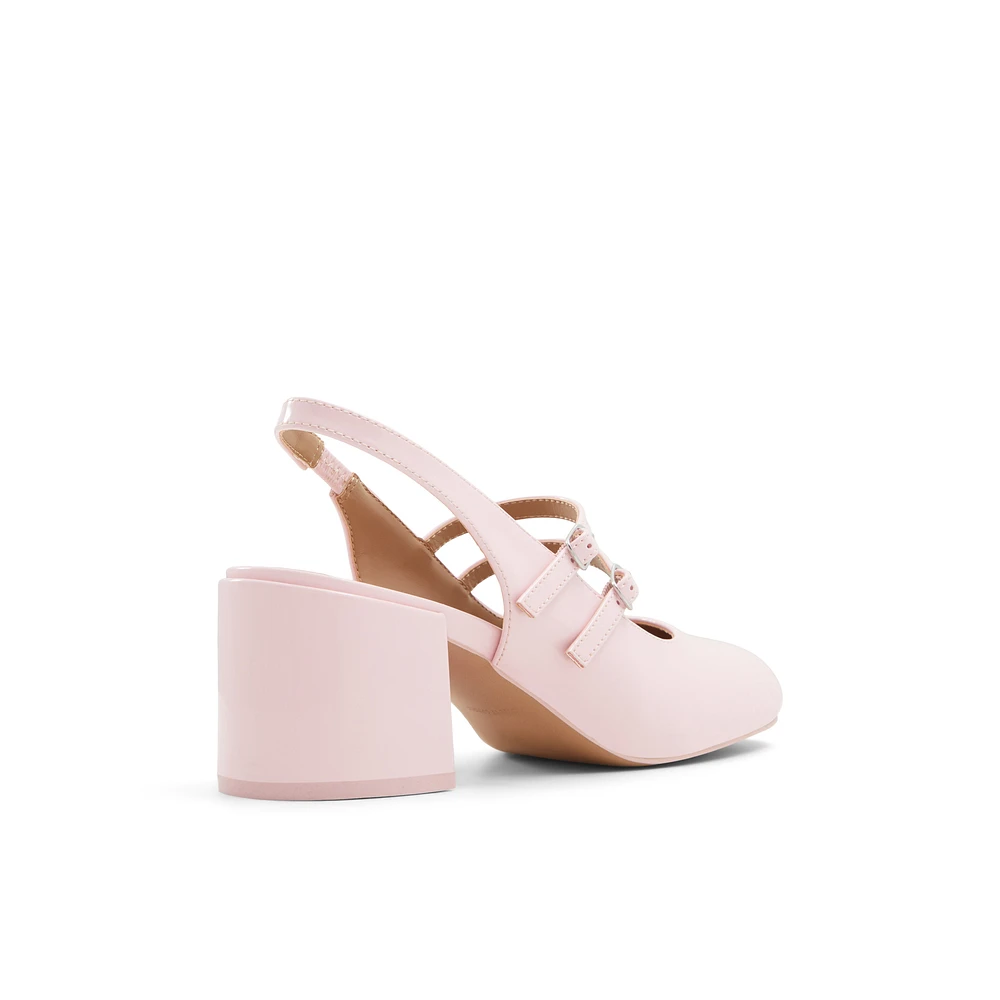 Dollfacee Light Pink Women's Low-mid Heels