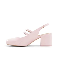 Dollfacee Light Pink Women's Low-mid Heels