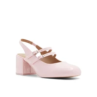 Dollfacee Light Pink Women's Low-mid Heels