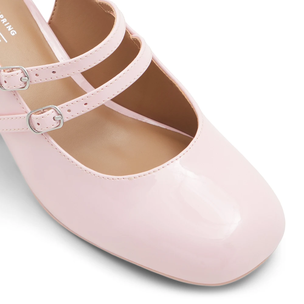 Dollfacee Light Pink Women's Low-mid Heels