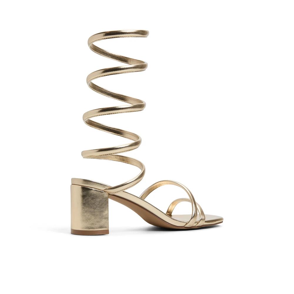 Edesssa Or Femmes Talons blocs | Boutique Spring Canada