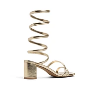 Edesssa Or Femmes Talons blocs | Boutique Spring Canada