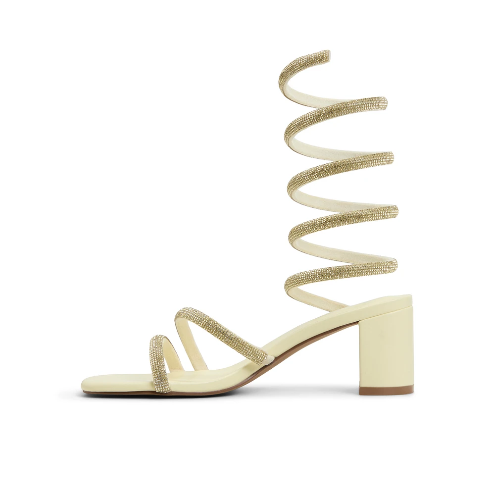 Edesssa Jaune Clair Femmes Talons blocs | Boutique Spring Canada