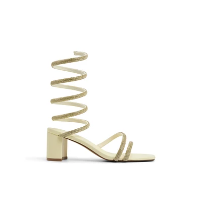 Edesssa Jaune Clair Femmes Talons blocs | Boutique Spring Canada