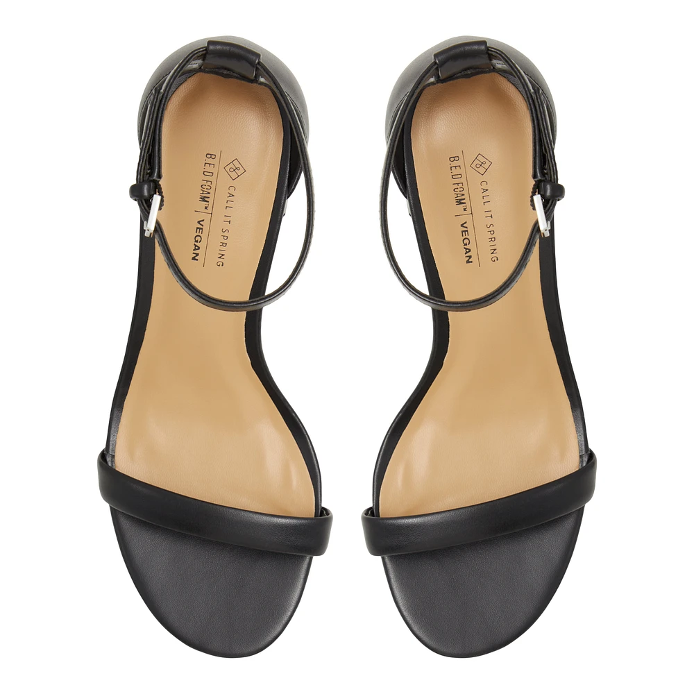 Elianaa Noir Femmes Talons moyens | Boutique Spring Canada