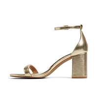 Elianaa Gold Women's Block Heels