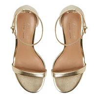 Elianaa Gold Women's Block Heels